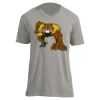 Unisex V Neck Poly-Rich Tee Thumbnail
