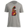 Unisex V Neck Poly-Rich Tee Thumbnail