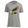 Unisex V Neck Poly-Rich Tee Thumbnail