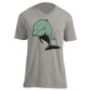 Unisex V Neck Poly-Rich Tee Thumbnail