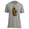 Unisex V Neck Poly-Rich Tee Thumbnail