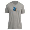 Unisex V Neck Poly-Rich Tee Thumbnail