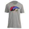 Unisex V Neck Poly-Rich Tee Thumbnail