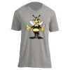 Unisex V Neck Poly-Rich Tee Thumbnail