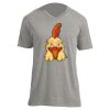 Unisex V Neck Poly-Rich Tee Thumbnail