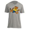 Unisex V Neck Poly-Rich Tee Thumbnail