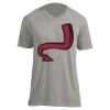Unisex V Neck Poly-Rich Tee Thumbnail