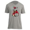 Unisex V Neck Poly-Rich Tee Thumbnail