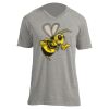 Unisex V Neck Poly-Rich Tee Thumbnail