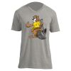 Unisex V Neck Poly-Rich Tee Thumbnail