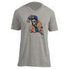 Unisex V Neck Poly-Rich Tee Thumbnail