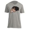 Unisex V Neck Poly-Rich Tee Thumbnail