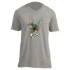 Unisex V Neck Poly-Rich Tee Thumbnail