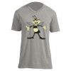 Unisex V Neck Poly-Rich Tee Thumbnail