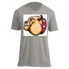 Unisex V Neck Poly-Rich Tee Thumbnail