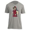 Unisex V Neck Poly-Rich Tee Thumbnail