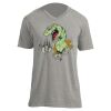 Unisex V Neck Poly-Rich Tee Thumbnail