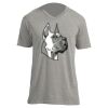 Unisex V Neck Poly-Rich Tee Thumbnail
