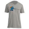 Unisex V Neck Poly-Rich Tee Thumbnail