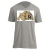Unisex V Neck Poly-Rich Tee Thumbnail