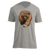 Unisex V Neck Poly-Rich Tee Thumbnail