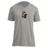 Unisex V Neck Poly-Rich Tee Thumbnail