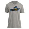 Unisex V Neck Poly-Rich Tee Thumbnail