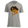 Unisex V Neck Poly-Rich Tee Thumbnail