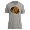 Unisex V Neck Poly-Rich Tee Thumbnail