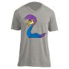 Unisex V Neck Poly-Rich Tee Thumbnail