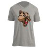 Unisex V Neck Poly-Rich Tee Thumbnail