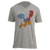 Unisex V Neck Poly-Rich Tee Thumbnail