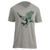Unisex V Neck Poly-Rich Tee Thumbnail