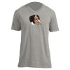 Unisex V Neck Poly-Rich Tee Thumbnail