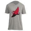Unisex V Neck Poly-Rich Tee Thumbnail