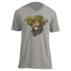 Unisex V Neck Poly-Rich Tee Thumbnail