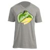 Unisex V Neck Poly-Rich Tee Thumbnail