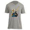 Unisex V Neck Poly-Rich Tee Thumbnail