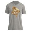 Unisex V Neck Poly-Rich Tee Thumbnail