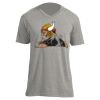 Unisex V Neck Poly-Rich Tee Thumbnail