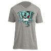 Unisex V Neck Poly-Rich Tee Thumbnail