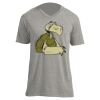 Unisex V Neck Poly-Rich Tee Thumbnail