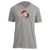 Unisex V Neck Poly-Rich Tee Thumbnail