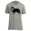 Unisex V Neck Poly-Rich Tee Thumbnail