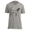 Unisex V Neck Poly-Rich Tee Thumbnail