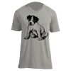 Unisex V Neck Poly-Rich Tee Thumbnail