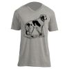 Unisex V Neck Poly-Rich Tee Thumbnail