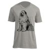 Unisex V Neck Poly-Rich Tee Thumbnail