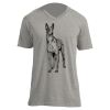 Unisex V Neck Poly-Rich Tee Thumbnail