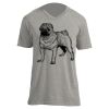 Unisex V Neck Poly-Rich Tee Thumbnail